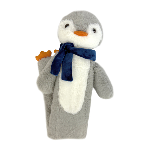 penguin hot water bottle winter comfort