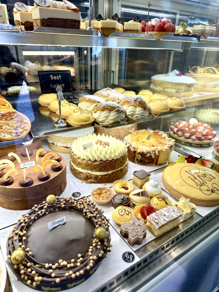 lemon tart and baked goods from Gumnut Patisserie Bowral